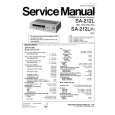 Cover page of TECHNICS SA212L/K Service Manual