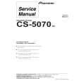 Cover page of PIONEER CS-5070/XE Service Manual
