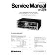 Cover page of TECHNICS RS631 Service Manual