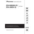 Cover page of PIONEER DV-600AV-S/WVXZT5 Owner's Manual