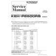 Cover page of PIONEER KEH-P8600RS/X1B/EW Service Manual