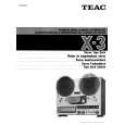 Cover page of TEAC X3 Owner's Manual