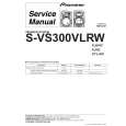 Cover page of PIONEER S-VS300VLRW/XJI/E Service Manual