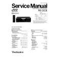 Cover page of TECHNICS RSDC8 Service Manual
