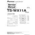 Cover page of PIONEER TS-WX11A/XCN/EW Service Manual