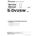 Cover page of PIONEER S-DV2SW/XCN5 Service Manual