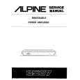 Cover page of ALPINE 3537 Service Manual