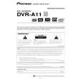 Cover page of PIONEER DVR-A11XLA/KBXV/5 Owner's Manual