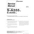 Cover page of PIONEER S-A555/XE Service Manual