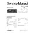 Cover page of TECHNICS RS-TR262 Service Manual