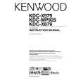 Cover page of KENWOOD KDC-X879 Owner's Manual