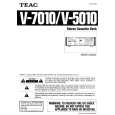 Cover page of TEAC V7010 Owner's Manual