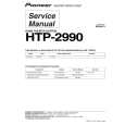 Cover page of PIONEER HTP-2990/KUCXJ Service Manual