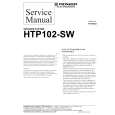 Cover page of PIONEER HTP102-SW Service Manual