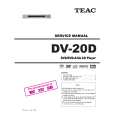 Cover page of TEAC DV-20D Service Manual