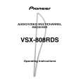 Cover page of PIONEER VSX-808RDS Owner's Manual