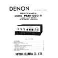 Cover page of DENON PMA-850 Service Manual