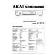 Cover page of AKAI AT-57 Service Manual