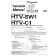 Cover page of PIONEER HTV-A1/DDXJ Service Manual