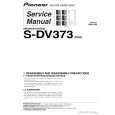 Cover page of PIONEER S-DV373/XCN5 Service Manual