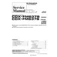 Cover page of PIONEER CDXFM637S X1N/ES Service Manual