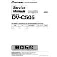 Cover page of PIONEER DV-C505/KCXU Service Manual