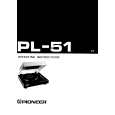 Cover page of PIONEER PL-51 Owner's Manual