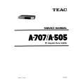 Cover page of TEAC A-505 Service Manual