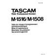 Cover page of TEAC M1508 Owner's Manual
