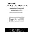Cover page of ALPINE 1310R Service Manual