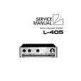 Cover page of LUXMAN L-405 Service Manual