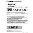 Cover page of PIONEER DVR-510H-S Service Manual
