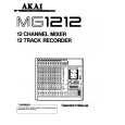 Cover page of AKAI MG1212 Owner's Manual