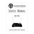 Cover page of KENWOOD KD750 Service Manual