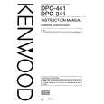 Cover page of KENWOOD DPC341 Owner's Manual