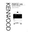 Cover page of KENWOOD PWR1818Q Service Manual