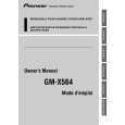 Cover page of PIONEER GM-X564 Owner's Manual