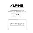 Cover page of ALPINE 3544 Owner's Manual