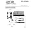 Cover page of KENWOOD KAC7l6 Service Manual