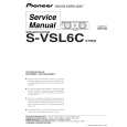 Cover page of PIONEER S-VSL6C/XTW/E Service Manual