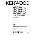 Cover page of KENWOOD KDC-W413U Owner's Manual