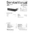 Cover page of TECHNICS SL-PJ37A Service Manual