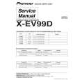 Cover page of PIONEER X-EV99D/DDRXJ Service Manual