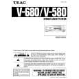 Cover page of TEAC V580 Owner's Manual