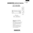 Cover page of ONKYO CDR-205TX Service Manual
