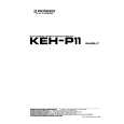 Cover page of PIONEER KEH-P11 Owner's Manual