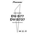 Cover page of PIONEER DV-S737 Owner's Manual