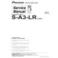 Cover page of PIONEER S-A3-LR/XTW/E Service Manual