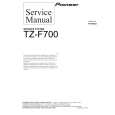Cover page of PIONEER TZ-F700 Service Manual