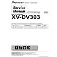 Cover page of PIONEER XV-DV303/LBWXJN/RC Service Manual